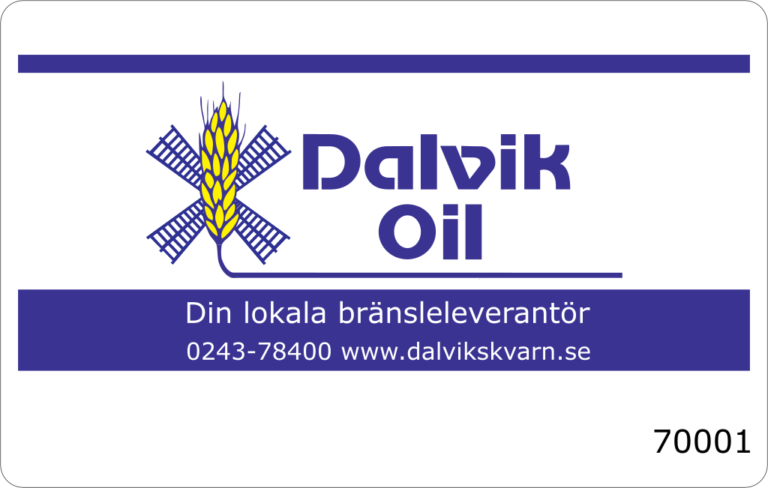 Dalvik Oil tankkort Din lokala bränsleleverantör